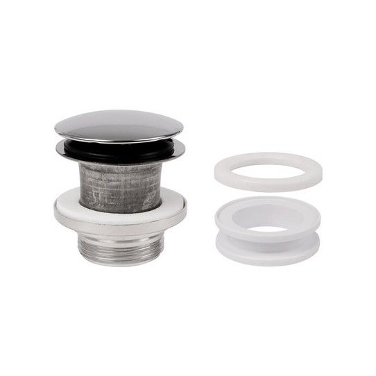 MCALPINE CWP60-SS SS BASIN WASTE SPRG MUSHROOM 1.1/4" CHROME 61020860