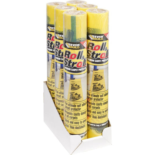 Everbuild Roll & Stroll Premium Carpet Protector 25M x 600mm ROLL20