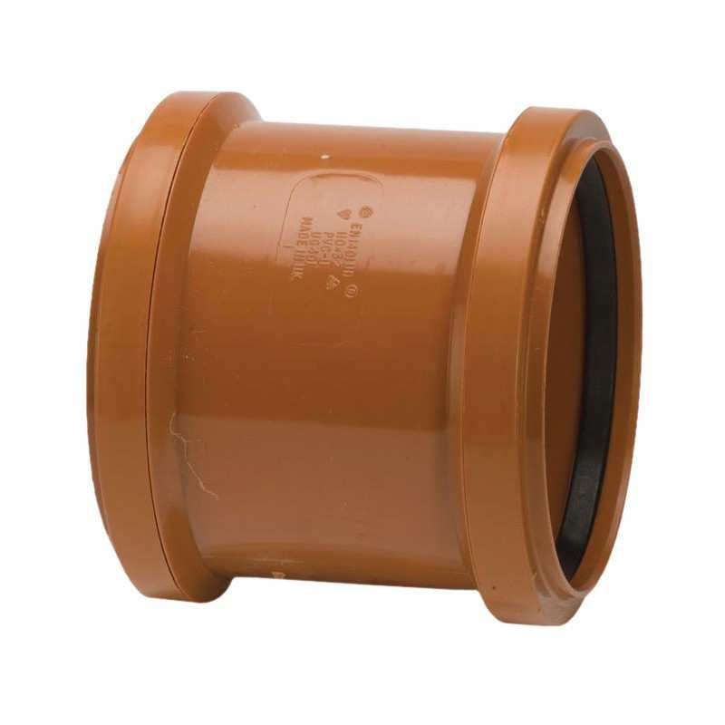 POLYPIPE COUPLER DOUBLE SOCKET SLIP 160mm 1/10 UG600