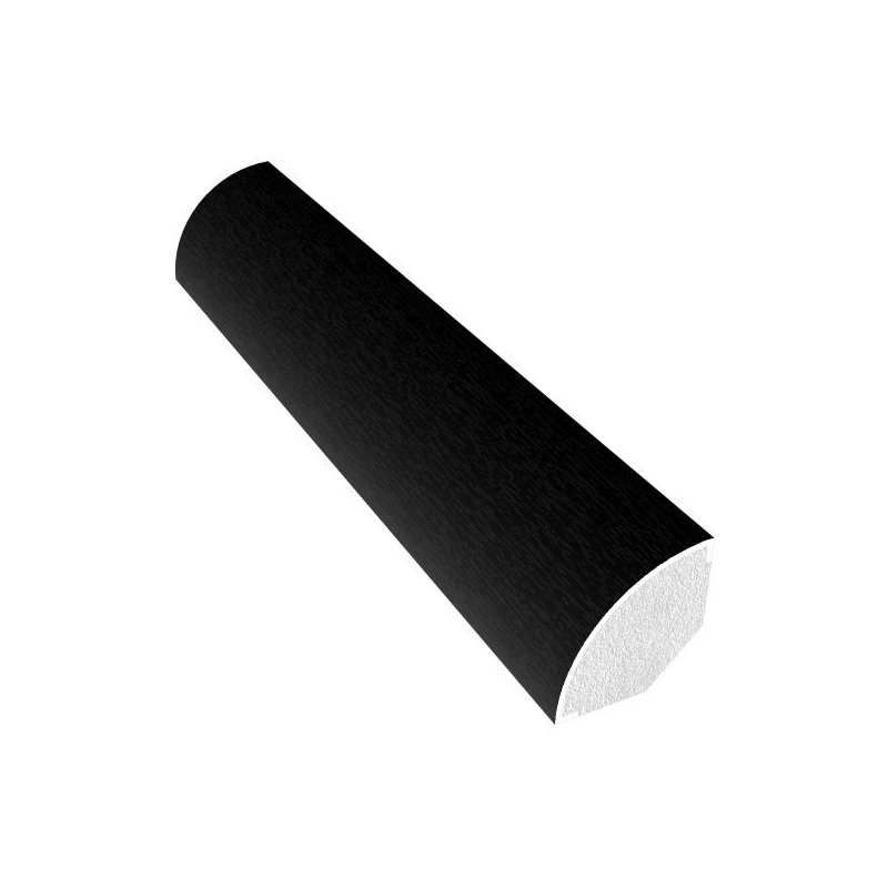 FREEFOAM QUADRANT WINDOW TRIM 5m x 19mm WOODGRAIN BLACK FQ19WGB