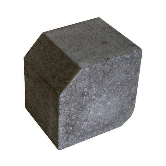BRETT DRIVESTYLE CORNER SPLAY KERB 125x125x125mm CHARCOAL DCSPCL
