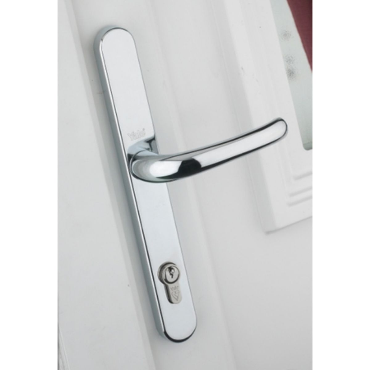 YALE PVCU UNIVERSAL REPLACEMENT DOOR HANDLE CHROME P-PVC-RH-PC