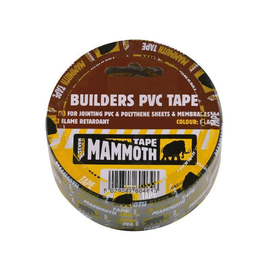 Everbuild Builders Pvc Tape 33M x 75mm 2BUILDBK75