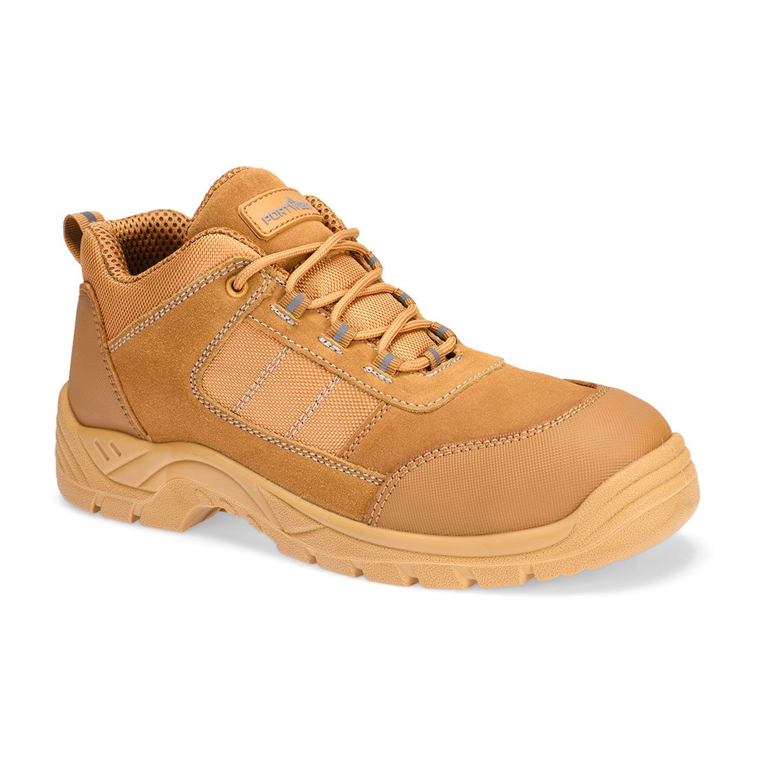 Composite Textile Suede Low Shoe S1 SR FO, 36, , Wheat