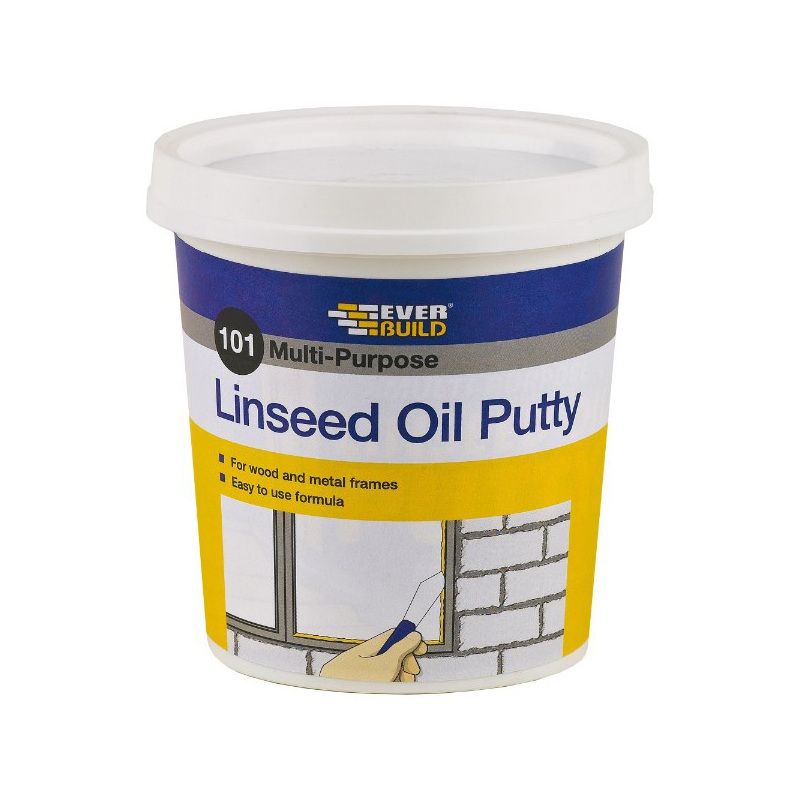 Everbuild Linseed Oil Putty 1Kg Natural MPN1