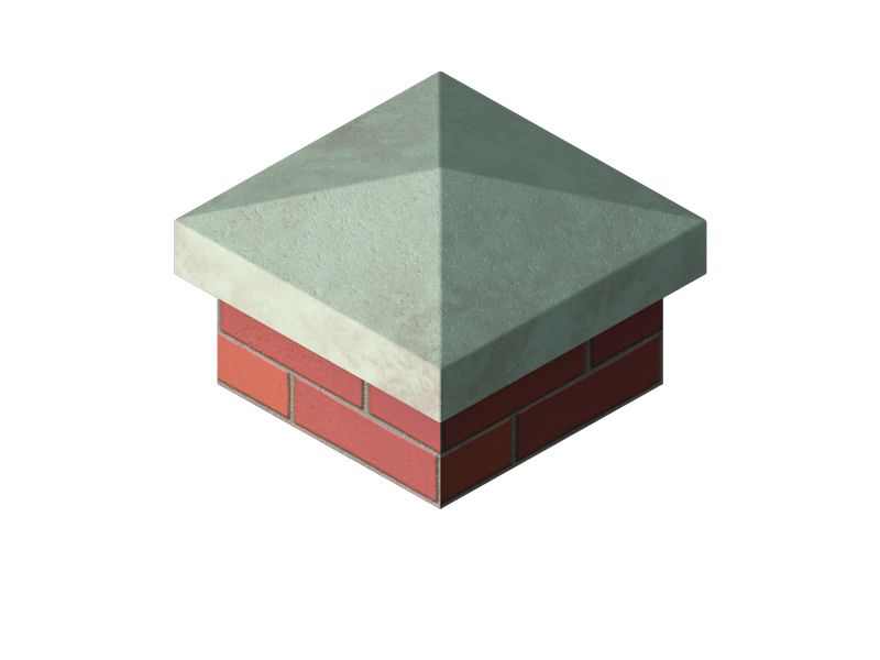 Supreme Concrete Pillar Cap 21 x 21" CAP11