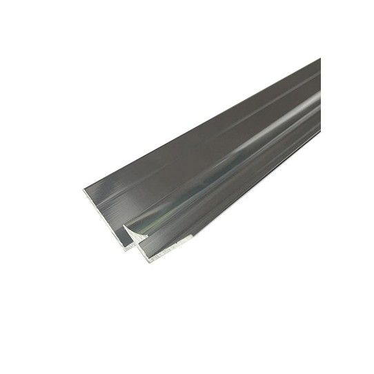 WETWALL ALLOY INTERNAL CORNER 600mm MATT SILVER SWA-INC-MS-600