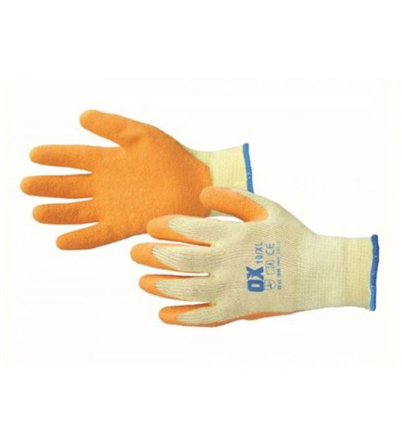 OX LATEX GRIP GLOVE OX-S241609 LARGE
