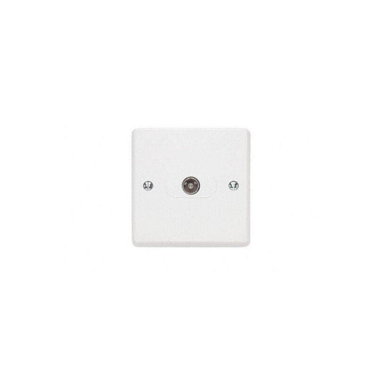 CONTACTUM 1-GANG NON ISO COAX SOCKET X2147