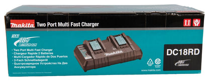 Makita 18V Li-Ion Twin Battery Charger 240V | DC18RD