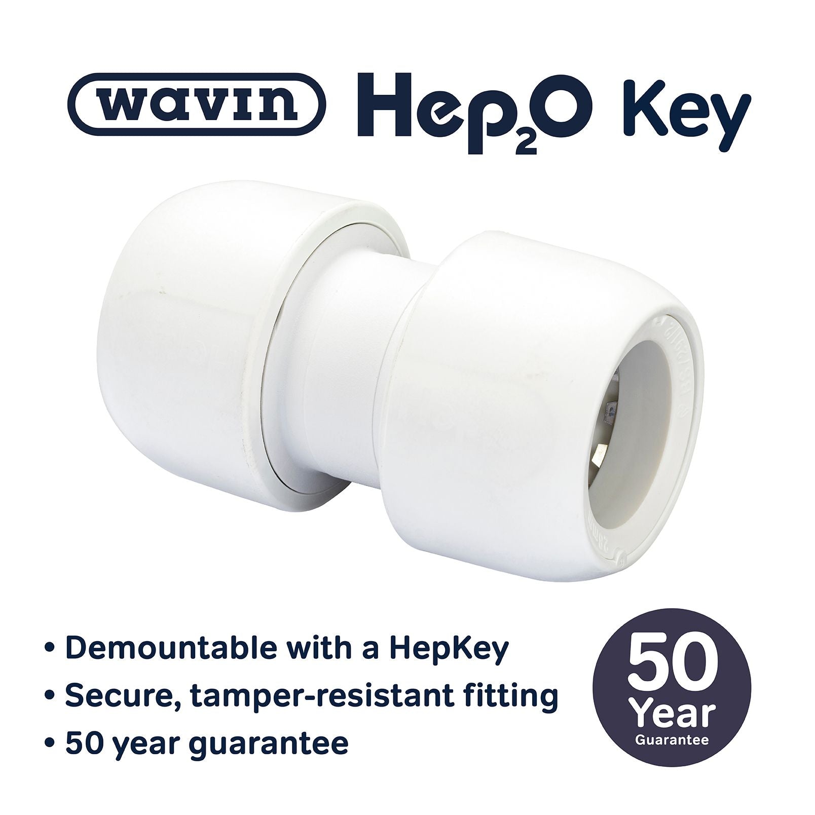 HEP2O STRAIGHT COUPLING 28mm HD1/28W