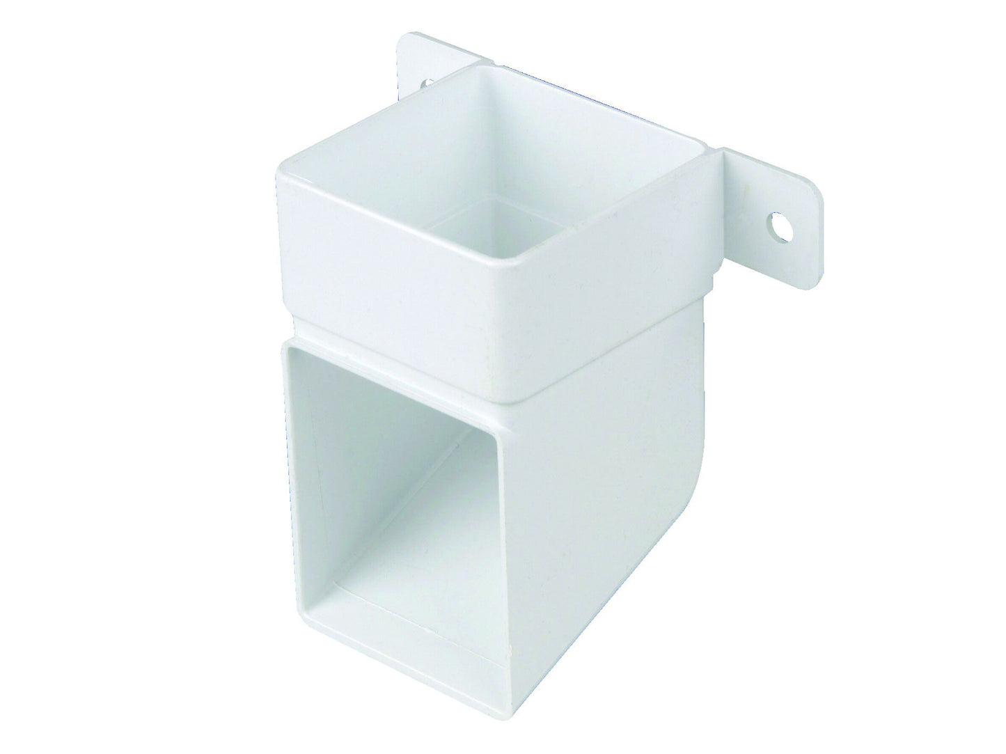 OSMASQUARELINE PVCU PIPE SHOE & BRACKET 61mm 4T832W WHITE