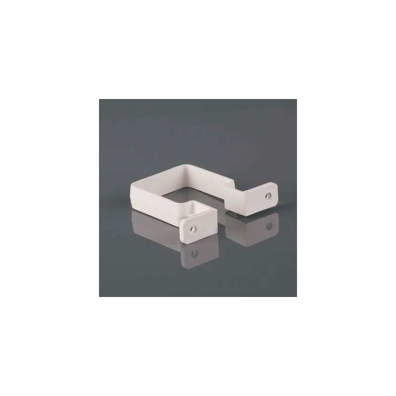 BRETT DOWNPIPE SQUARE BRACKET ARCTIC WHITE BR507A