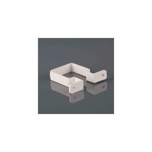 BRETT DOWNPIPE SQUARE BRACKET ARCTIC WHITE BR507A