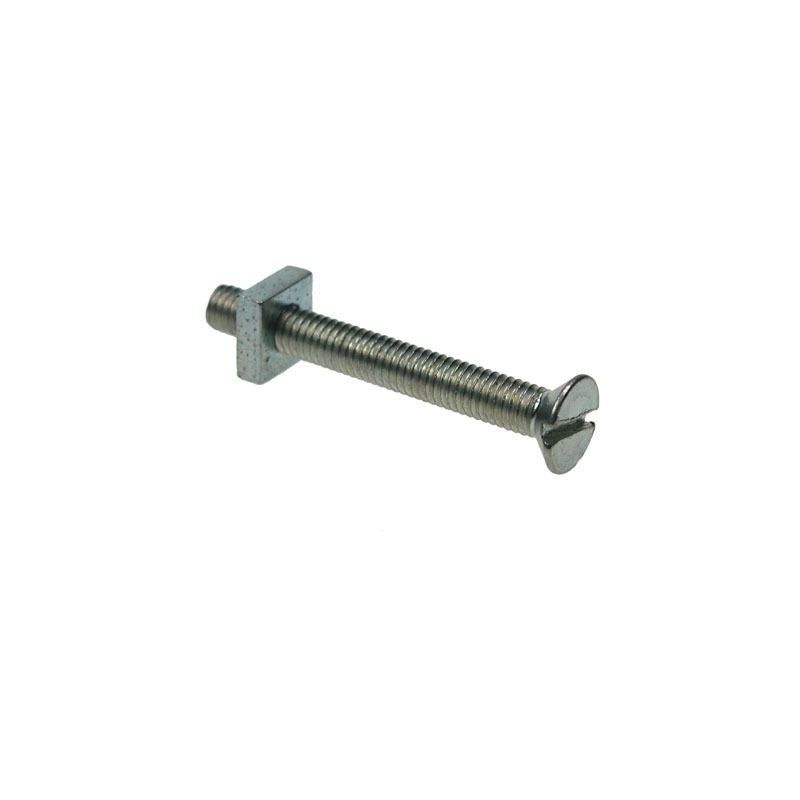 BZP CSK GUTTER BOLT & NUT M6 x 40mm OJ210797