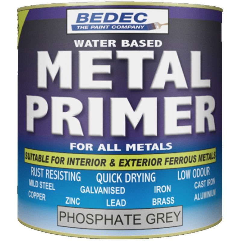 BEDEC ALL METALS PRIMER PHOSPHATE GREY 250ml BEDE2PU3120/15