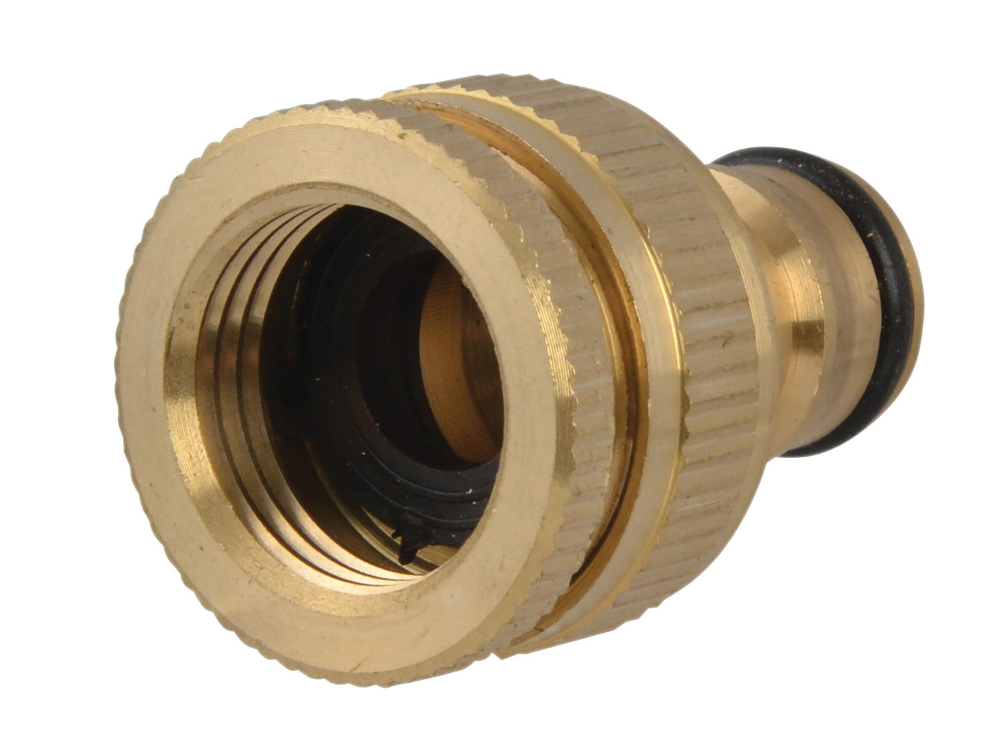 FAITHFULL FAIHOSETC BRASS DUAL TAP CONNECTOR 12.7 - 19mm