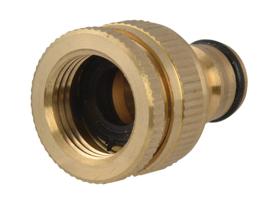 FAITHFULL FAIHOSETC BRASS DUAL TAP CONNECTOR 12.7 - 19mm