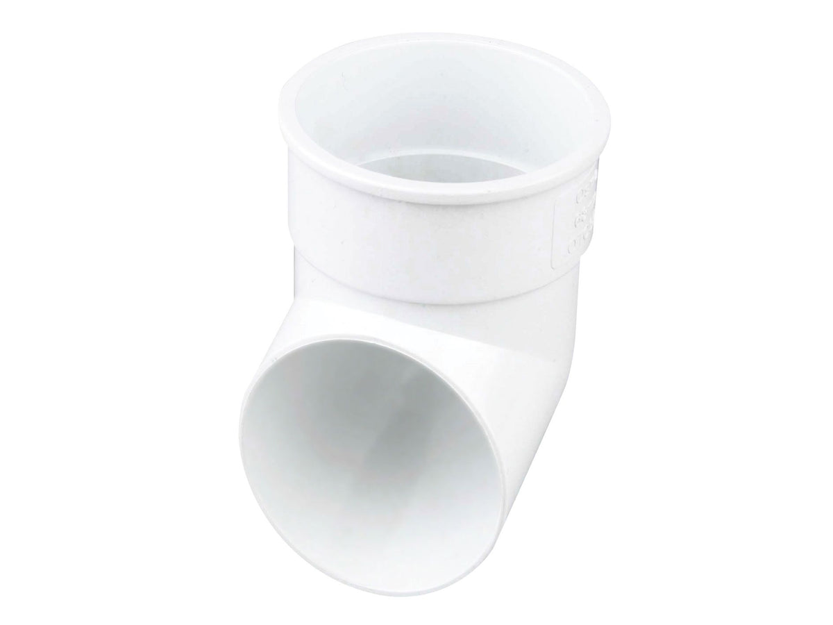 OSMA 0T037 ROUND PVCU PIPE SHOE 68mm 0T037W WHITE