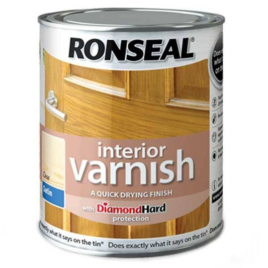 RONSEAL INTERIOR VARNISH CLEAR 750ml MATT  36877