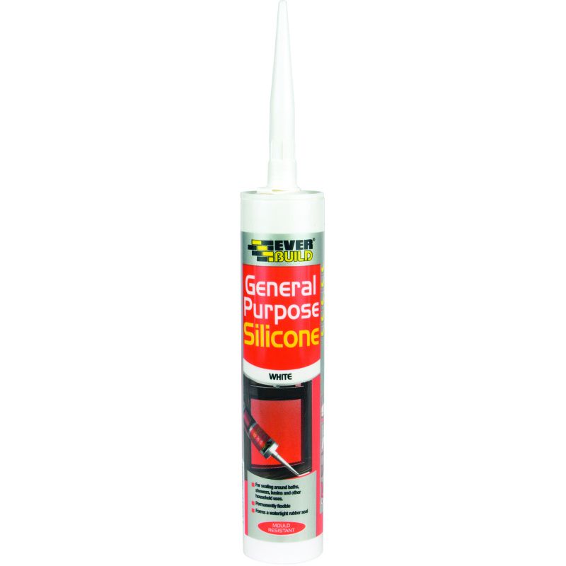 Everbuild General Purpose Silicone C3 White 12GPSWE