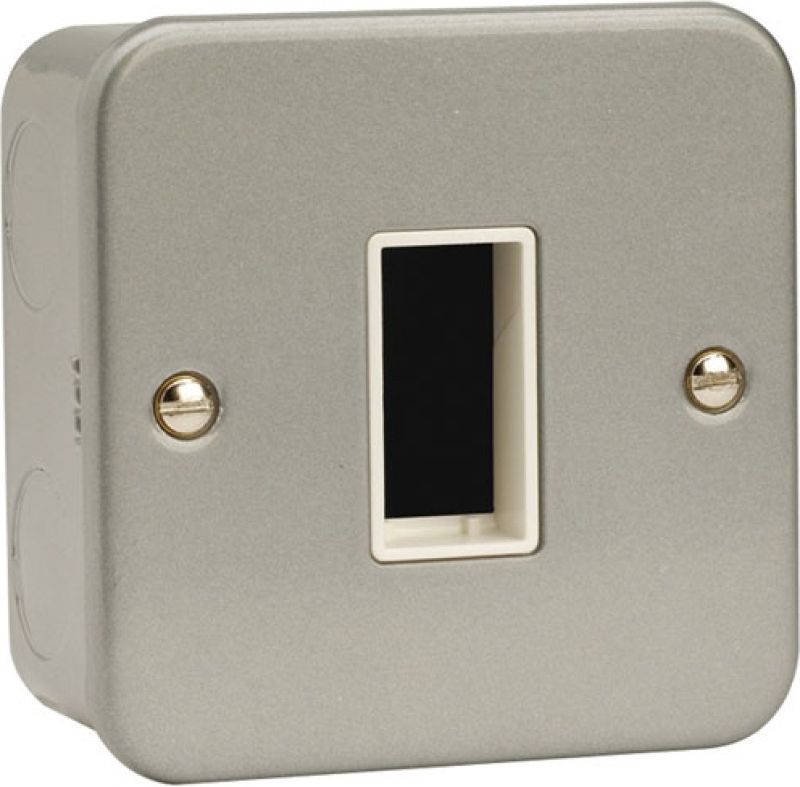 CLICK CL401 1-GANG METAL CLAD SWITCH PLATE APERTURE