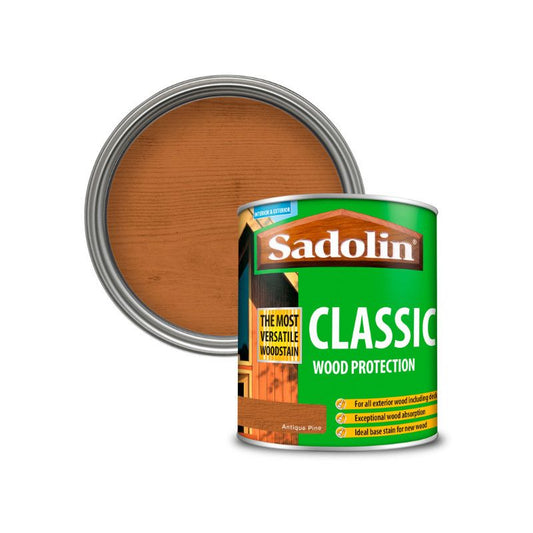 SADOLIN CLASSIC WOODSTAIN 1l ANTIQUE PINE 5028457