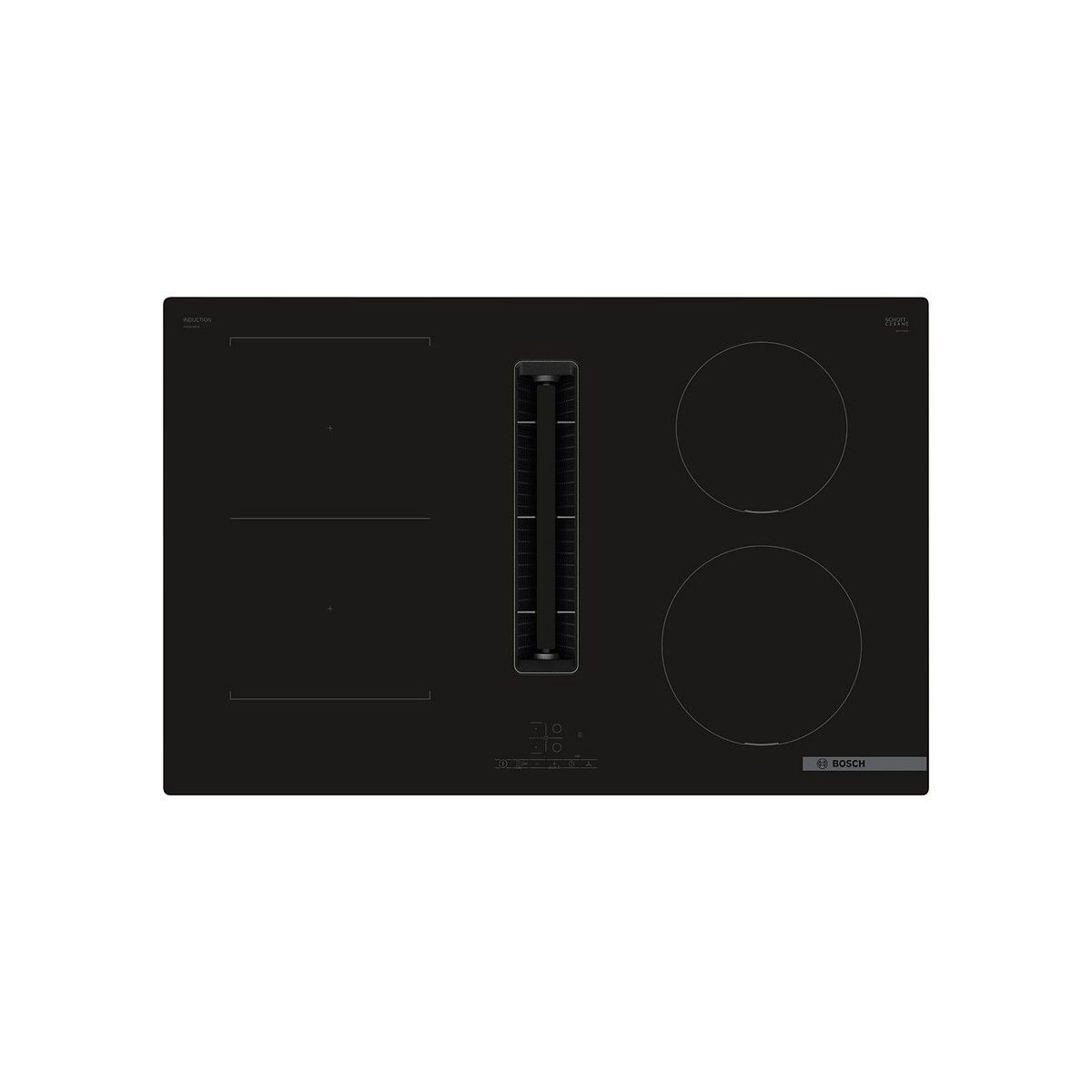 BOSCH PVS811B16E SERIES 4 VENTING HOB BLACK GLASS