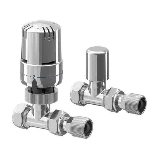 EPH STRAIGHT TRV & LOCKSHIELD 15mm CHROME SEMTRV15C