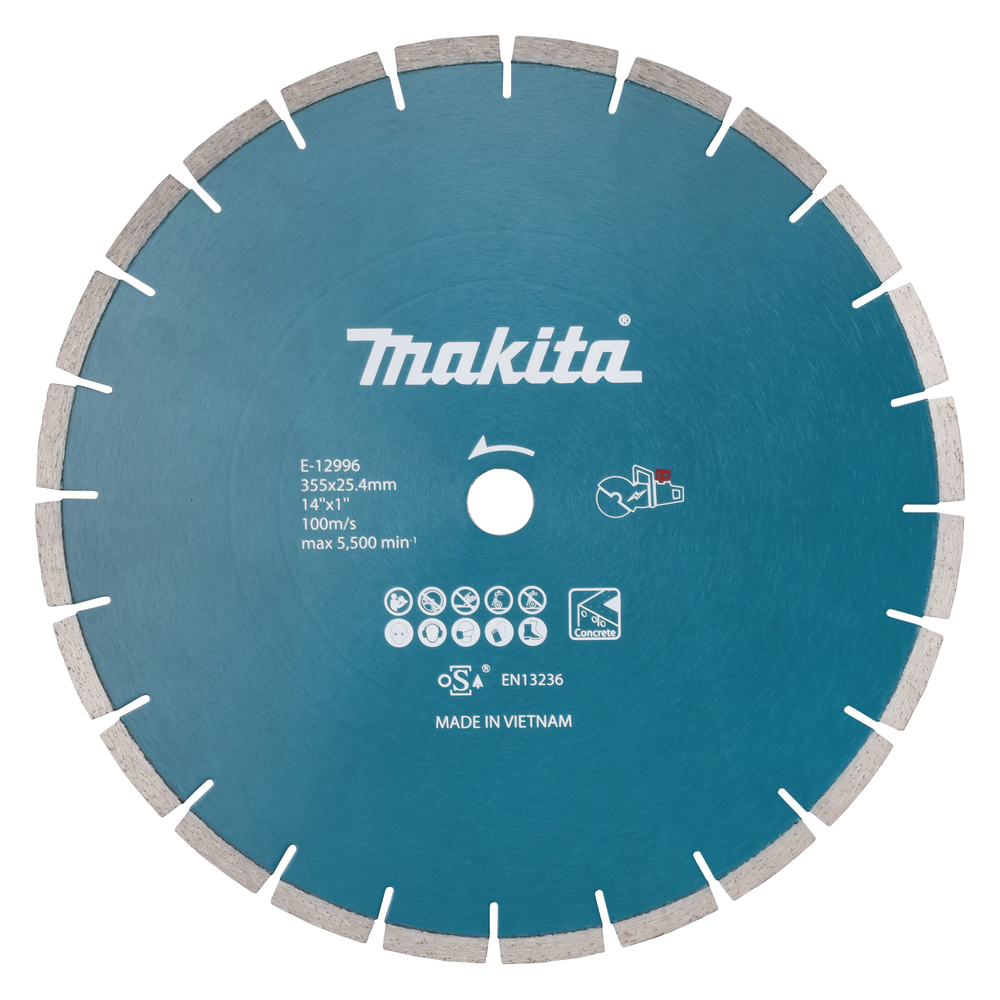 Makita E-12996 355mm Segmented Diamond Blade