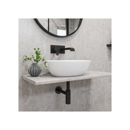 WETWALL LAMINATE VANITY WORKTOP 28 x 425 x1500mm INDUSTRIAL CONCRETE 14000034