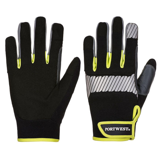 PW3 General Utility Glove, L, , Black/Yellow