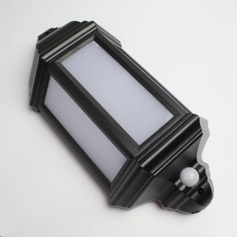 SAXBY 54553 HALBURY IP44 HALF LANTERN BLACK