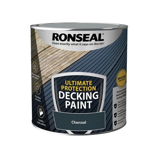 RONSEAL DECKING RESCUE PAINT 2.5l CHARCOAL 39143