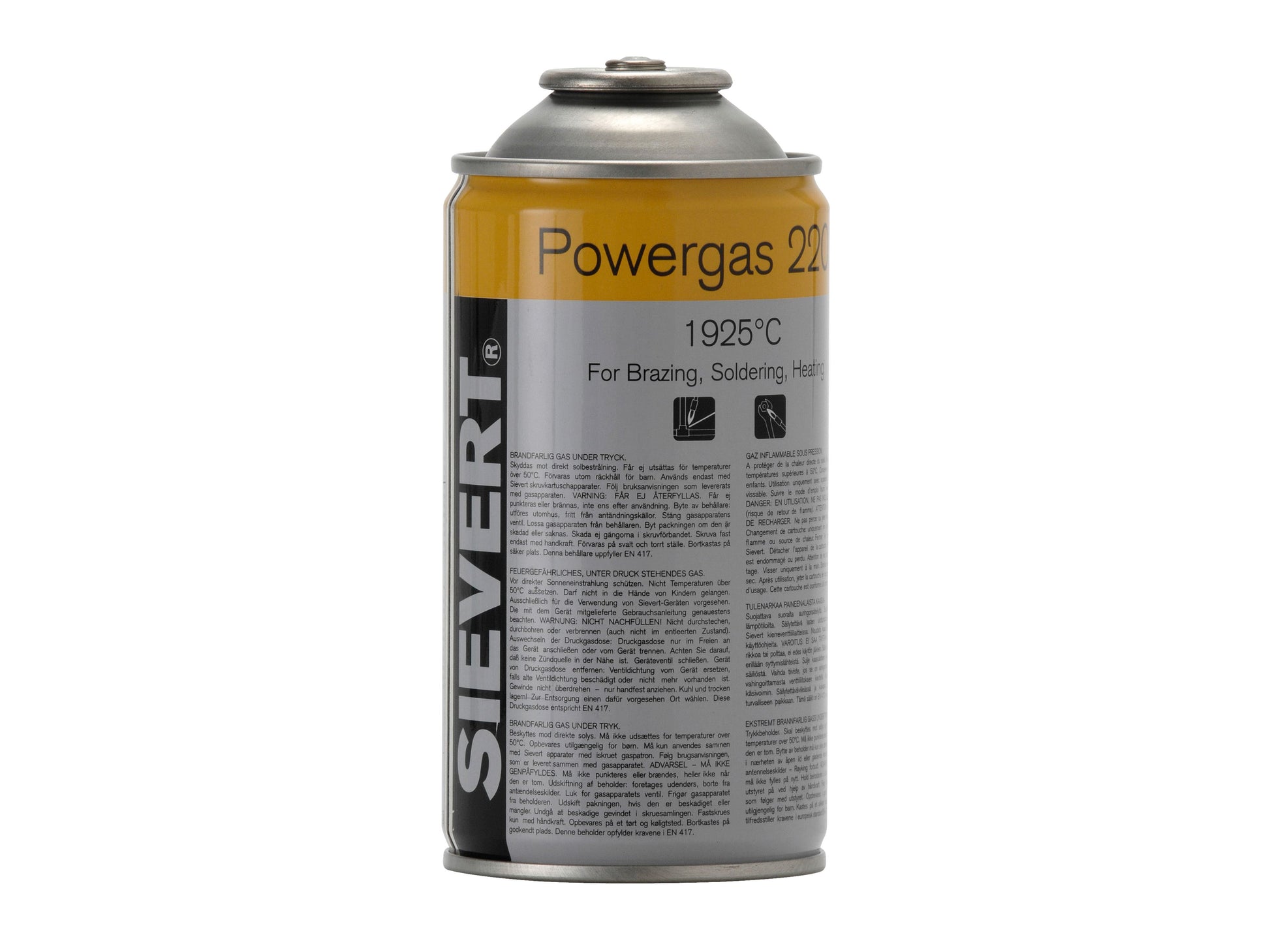 SIEVERT PRM2203 SELF SEAL BUTANE/PROPANE GAS 175g