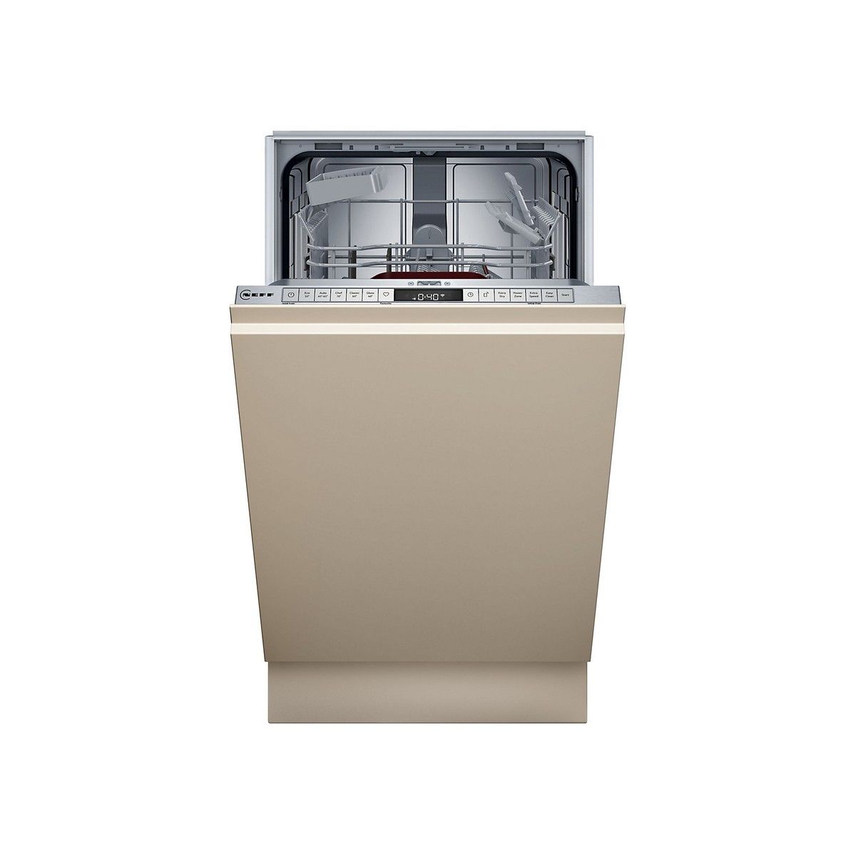 NEFF S875HKX21G N50 FULLY INTEGRATED PUSH BUTTONS DISHWASHER 450mm STAINLESS STEEL