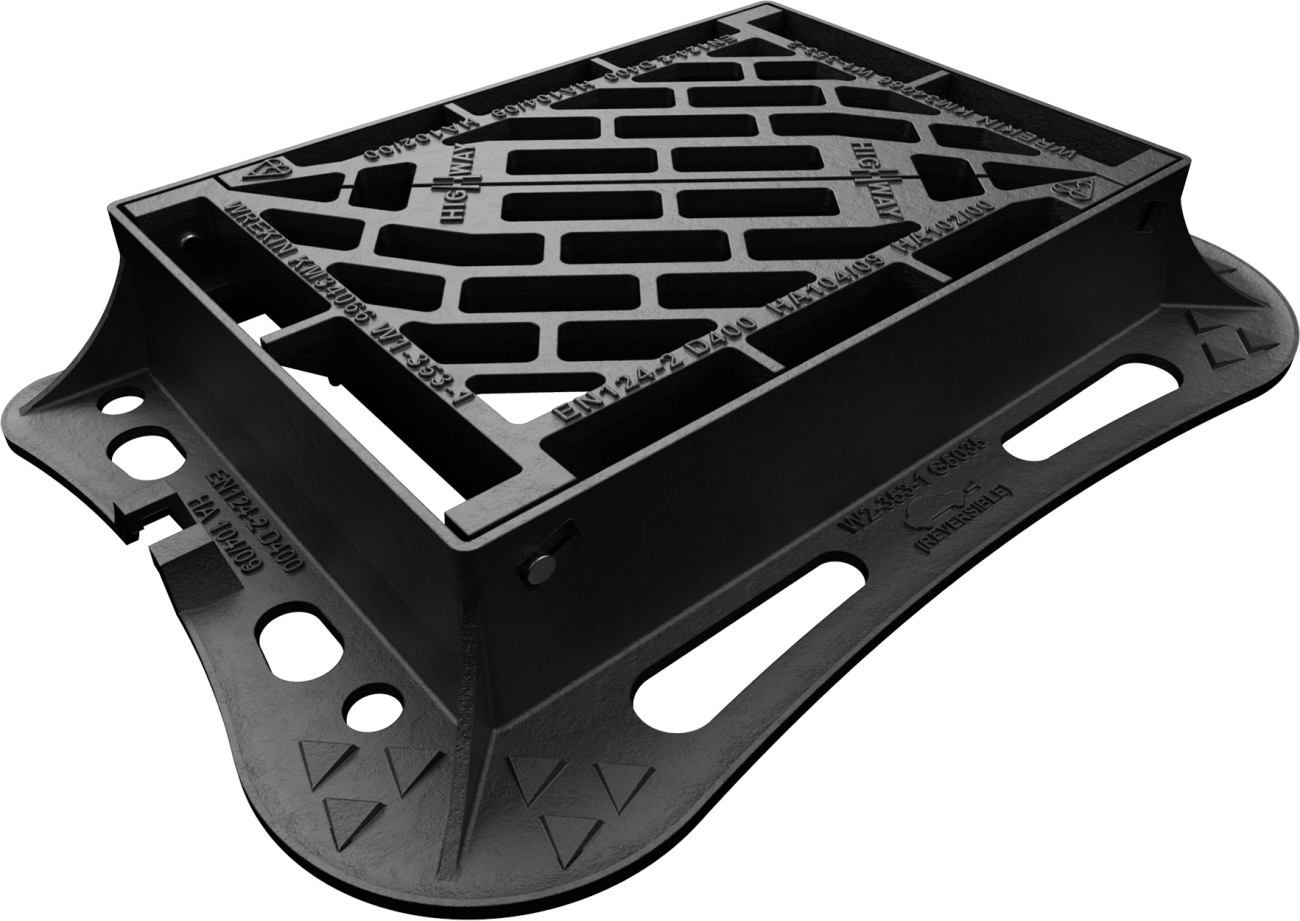 WREKIN (A353) HGG 500 x 350 x 100mm D400 DI CAP HG D/TRI LK1 DGHT0D4/5035/KH