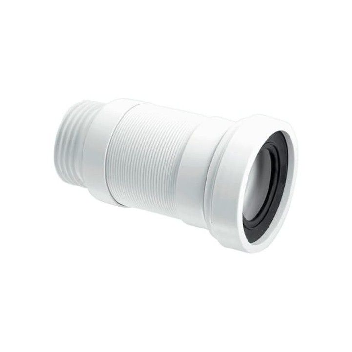 MCALPINE WC-F18S FLEXI STRAIGHT PAN CONNECTOR 100-160mm 3.5" 62035449