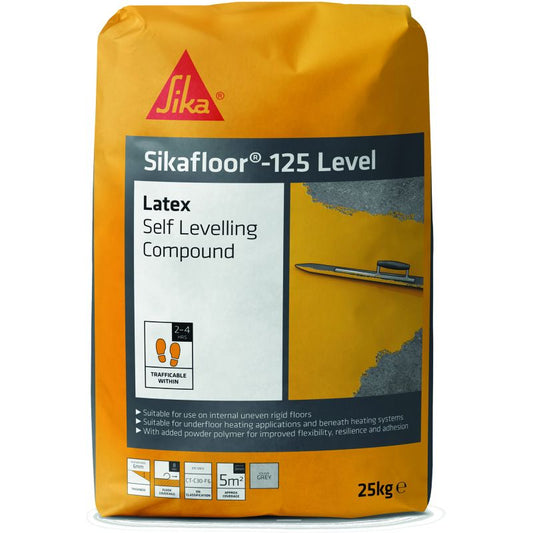 Sika Floor 125 Latex Self Levelling Compound Interior 25Kg SKLEV25LAT25