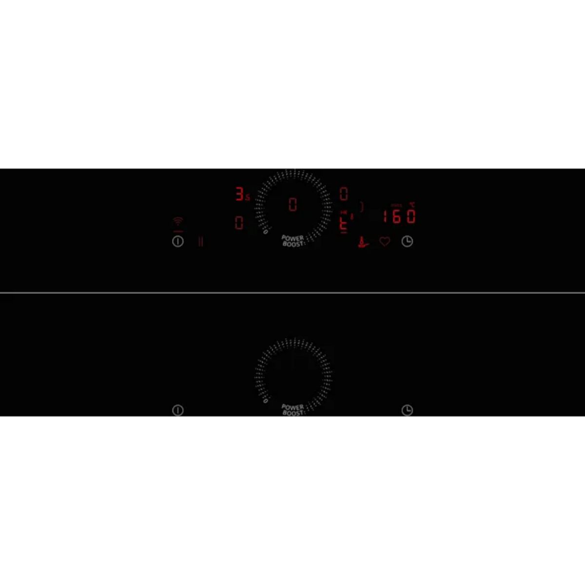 NEFF T68FHV4L0 N70 FLEX INDUCTION HOB BLACK GLASS