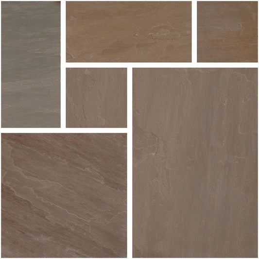 PAVESTONE NATURAL STONE (7.2m2 PACK) CALIBRATED RAJ BLEND 01118102