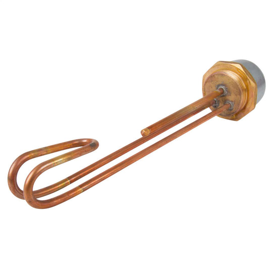 Backer 14" Copper Sheath Immersion Heater with Thermostat