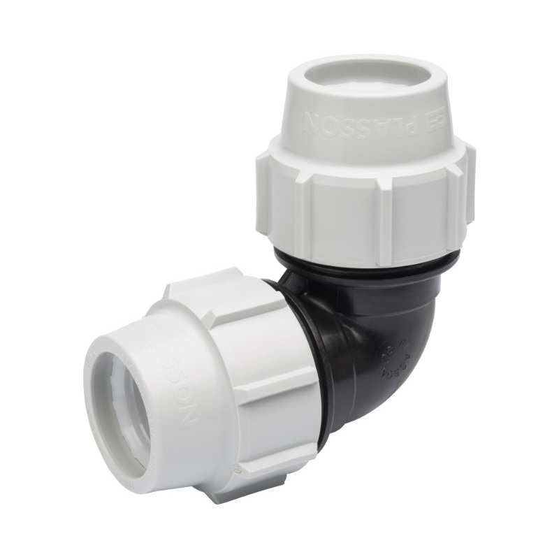 PLASSON 90deg ELBOW 32 x 32mm PL070500032