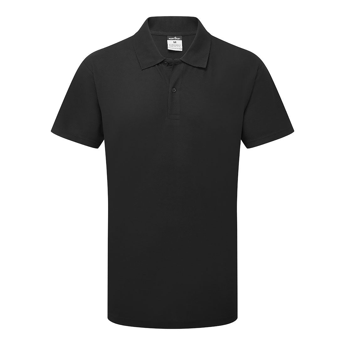 ES1 Essential Polo-Shirt S/S, 4XL, R, Black