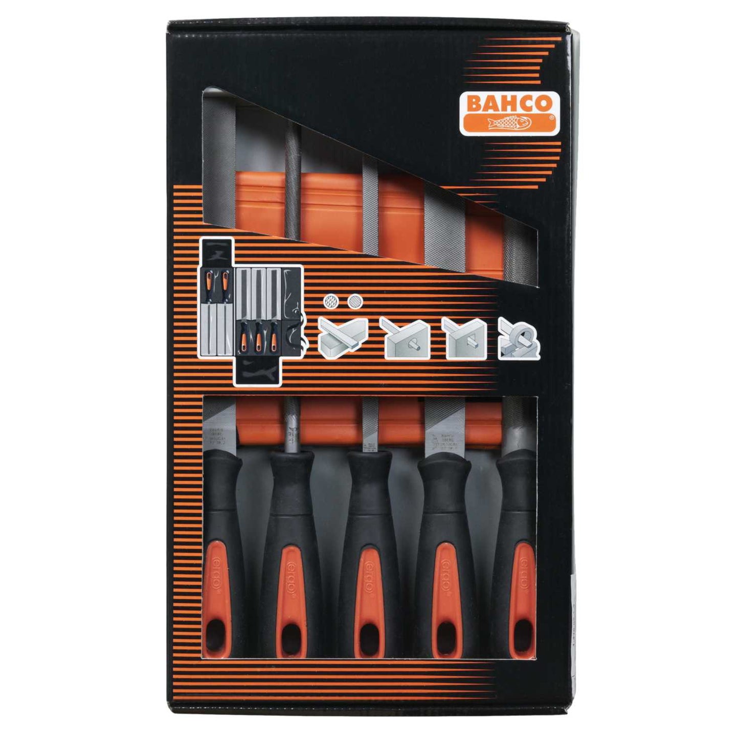 Bahco Ergo™ 5 Piece Engineers File Set