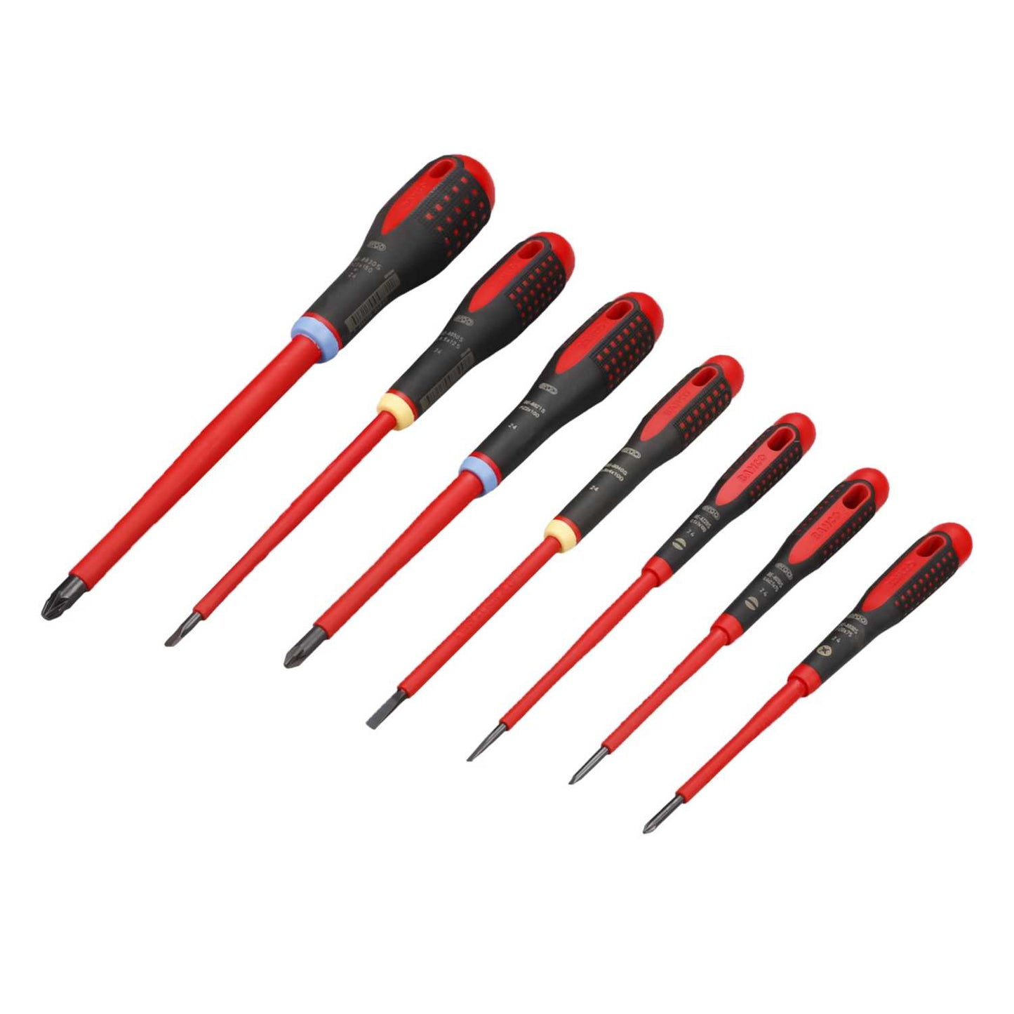 Bahco Ergo™ 7 Piece VDE Insulated Screwdriver Set