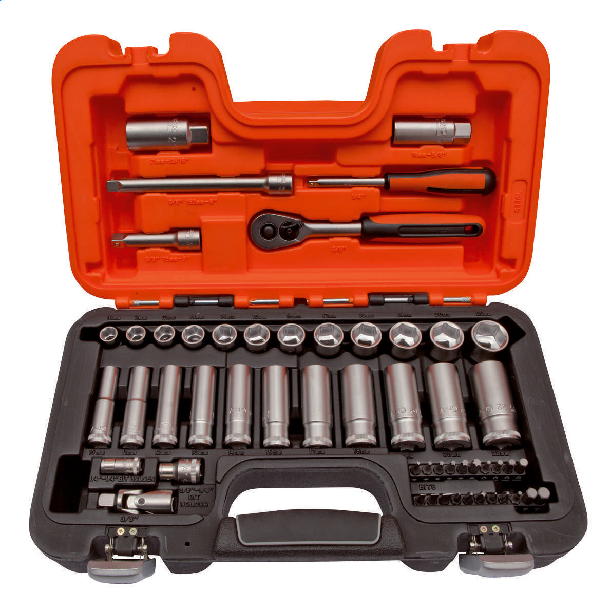 Bahco ¼" and ⅜" Socket Set (53 Piece)