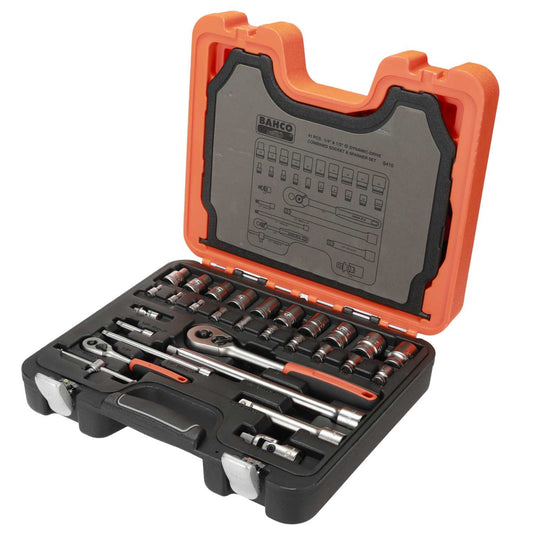 Bahco 41 Piece ¼" and ½" Socket Set