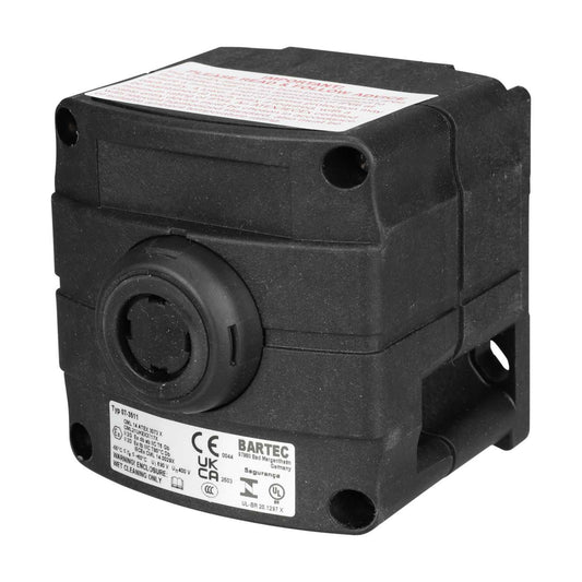Bartec 1 Way Black Ex Pushbutton Station