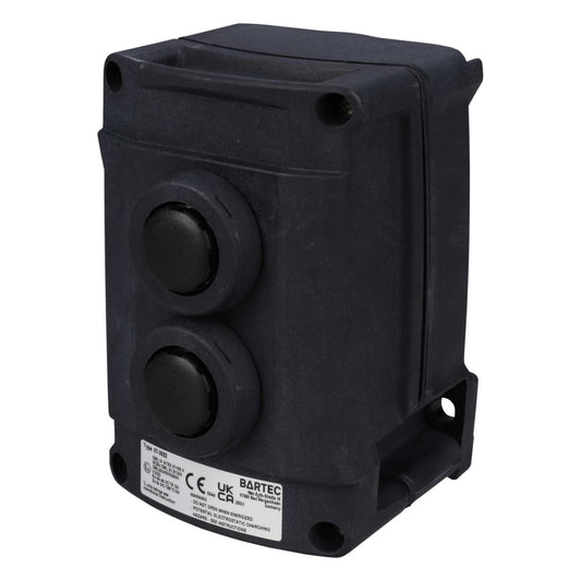 Bartec ComEx 2 Way Black Ex GRP Pushbutton Station